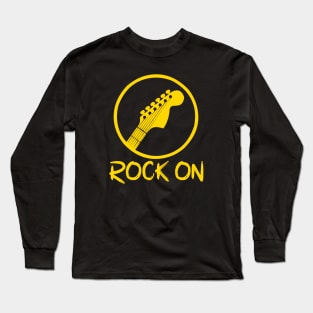 Strum the Beat - ROCK ON Guitar Long Sleeve T-Shirt